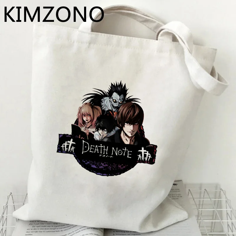 

Сумка для покупок Death Note, джутовая Экологически чистая ткань со шнурками
