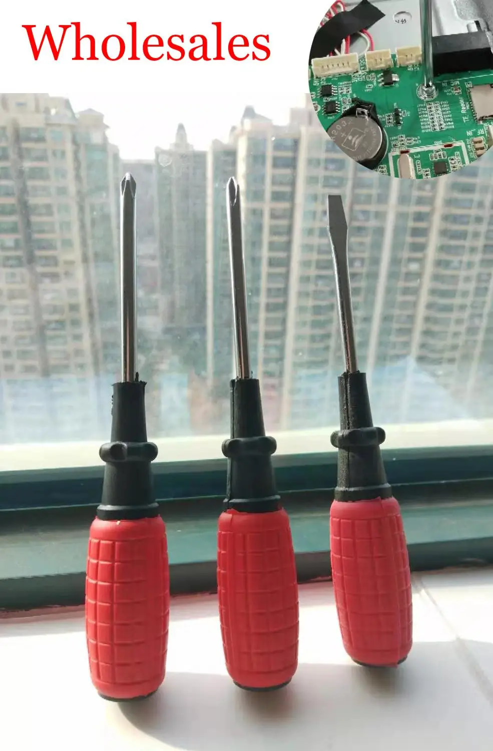 Оптовая продажа с фабрики 1 шт. отвертка изолированной ручкой из полипропилена