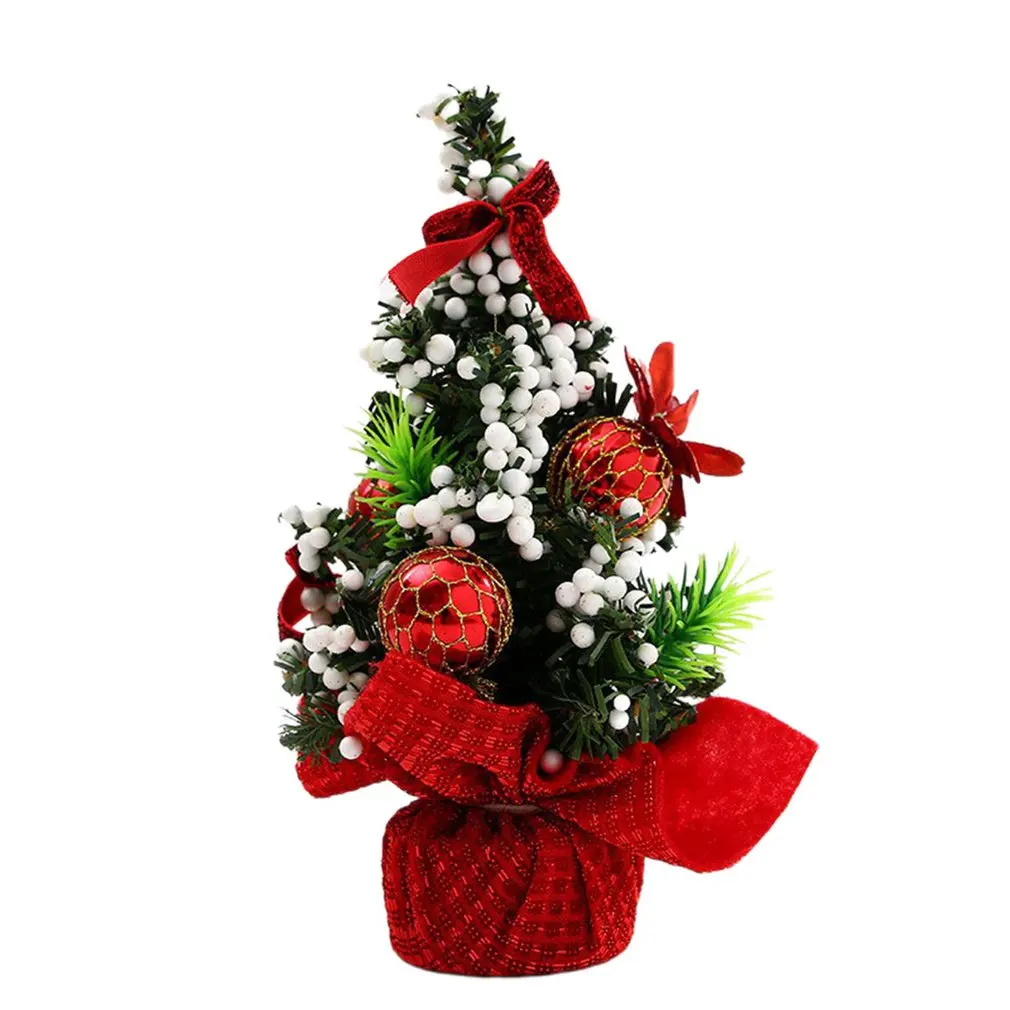 

Tabletop Mini Christmas Tree Pine Christmas Tree With Hanging Ornaments Artificial Xmas Tree Best DIY Christmas Decorations