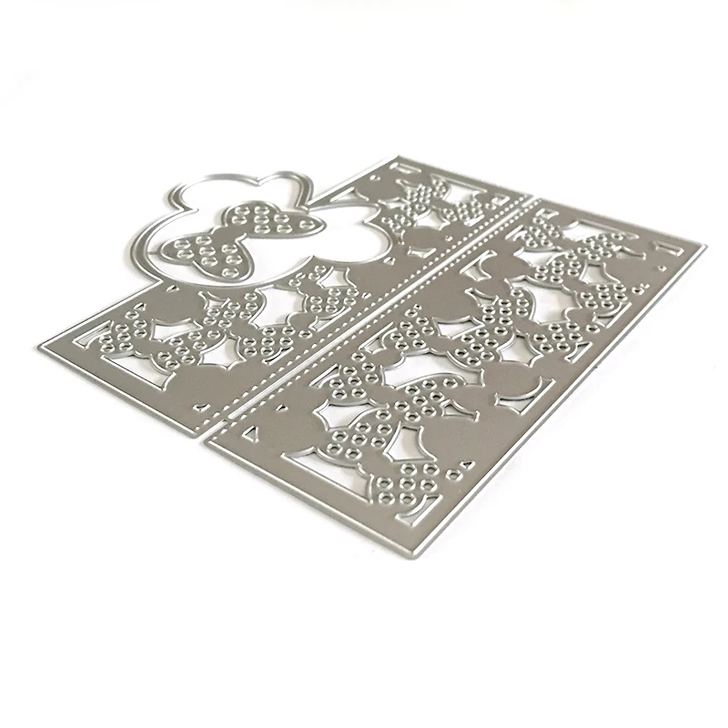 Трафаретный вырубной штамп резки новый дизайн металлическое ремесло Шнуровка с