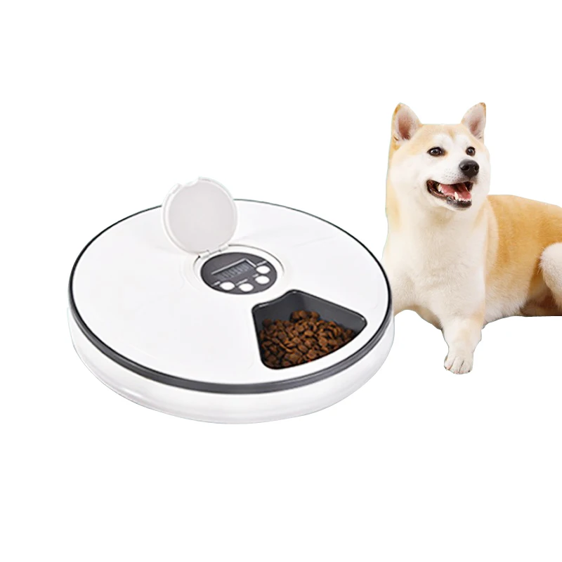 Автоматическая кормушка для домашних животных с 6 решетками отсеки еды собак
