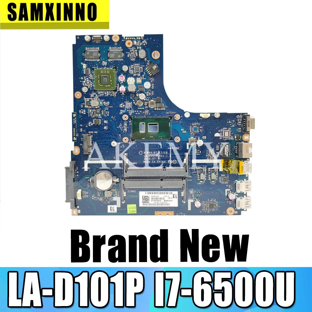 

FRU : 5B20K57307 BIWB6/B7/E7/E8 LA-D101P For Lenovo B51-80 NoteBook PC Laptop Motherboard Mainboard W/ I7-6500U CPU 2G/GPU