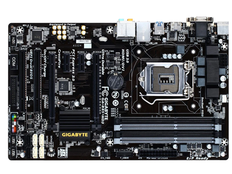 Б/у десктопная Материнская плата Gigabyte GA B85 HD3 LGA 1150 DDR3 32 ГБ для i3 i5 i7|Материнские