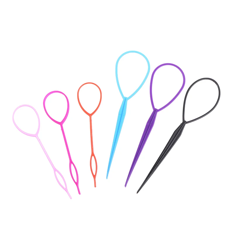 

2Pcs/Set Hair Styling Tools Clip Bun Maker Hair Twist Braid Ponytail Accessories