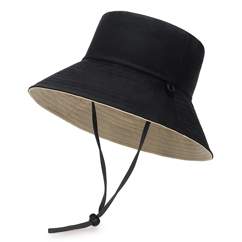 

Hat Female Summer Double-sided Color Matching Dayan Spring and Autumn Fisherman Hat Female Sun Hat Sunscreen Hat Korean Foldable
