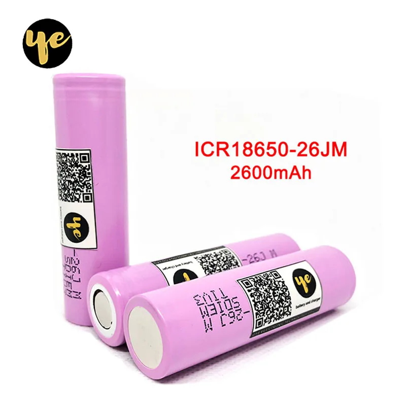 (1 шт.) абсолютно новый оригинал для Samsung ICR18650-26JM 26JM 18650 2600mah 3 7 V литий-ионный