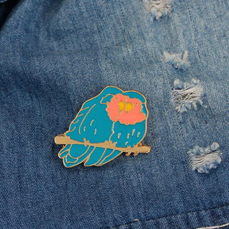 Модные Разноцветные броши в виде бабочек птиц голубей для женщин идеальные