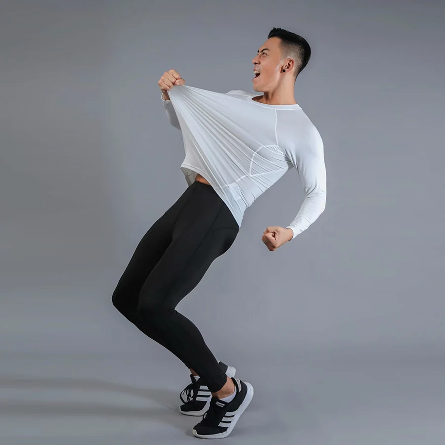 

Top Quality New Men Thermal Underwear Sets Compression Thin Sweat Fast Drying Men's Thermal Underwear Clothes Men Sport Suits