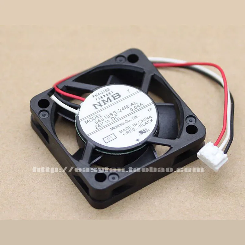 Новый вентилятор сигнализации NMB 04010SS-24M-AL 4010 24 В 0.04A 4 см 40 × 10 мм охлаждающий кулер |