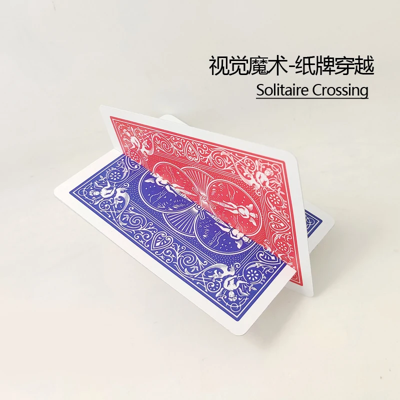 Cut & Restored Card magic sclitaire пересекающие магические трюки реквизит магический ментализм