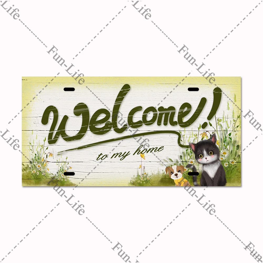 

Металлический знак "Добро пожаловать"