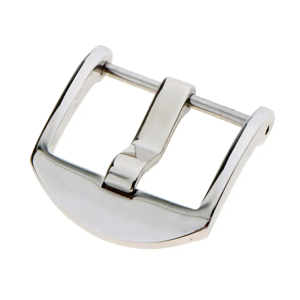 

20/22mm Sliver Metal Polished Pin Buckle for Strap Pin Clasp