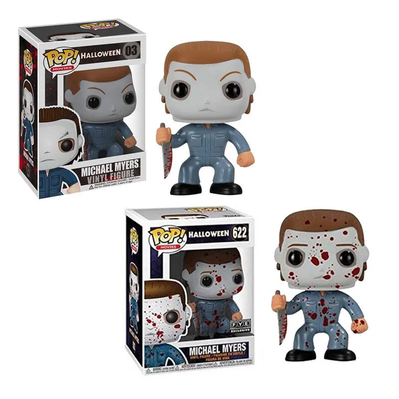 

Xmas Gift Halloween - Michael Myers Bloody # 622 Vinyl Model Toys Original Michael Myers #03 Action Figures Toys