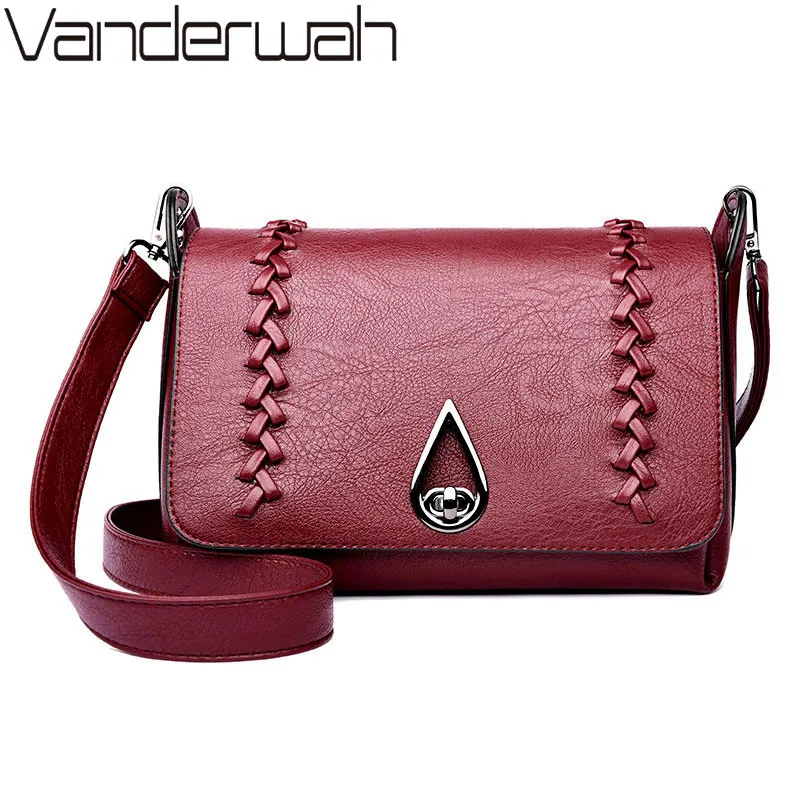 Женские кожаные сумки VANDERWAH дизайнерские маленькие через плечо 2019|small shoulder bag|designer
