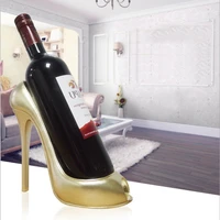 high heel shoe wine bottle holder stylish rack gift basket accessories for home red shoe wine rack creative bottle holder