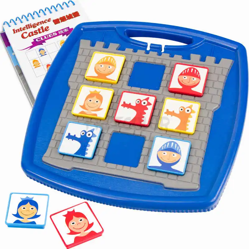 

Smart Montessori Creative Intelligent Castle Games 40 Challenge With Solution Games IQ Brain Training Toys For Children Oyuncak