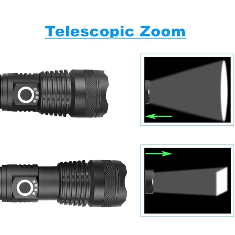 Xhp70.2 xhp70 xhp50 светодиодный фонарик 90000 люмен самый мощный usb-фонарь 26650 охотничий