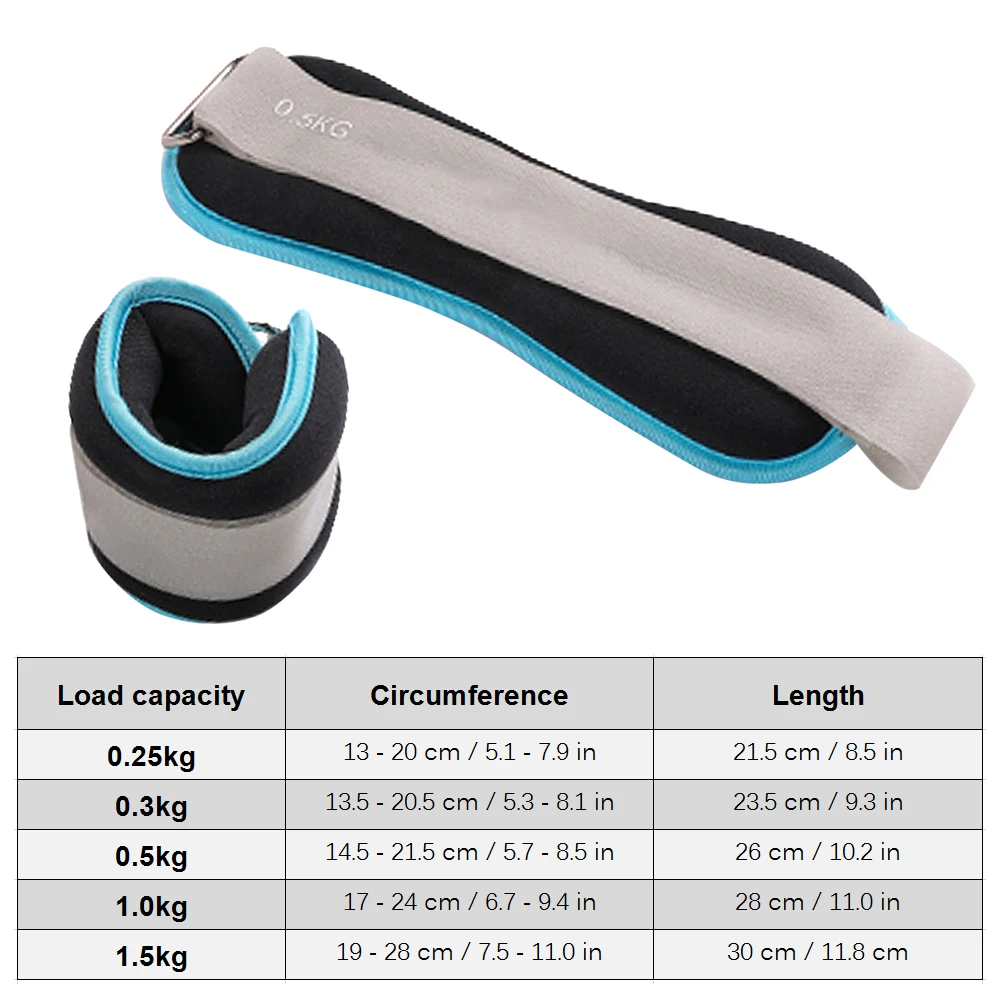 

Men Women Running Jogging Ankle Weights Strap Neoprene Fitness Ankle Straps Legs Weight Walking Exercise Gymnastics Equipment