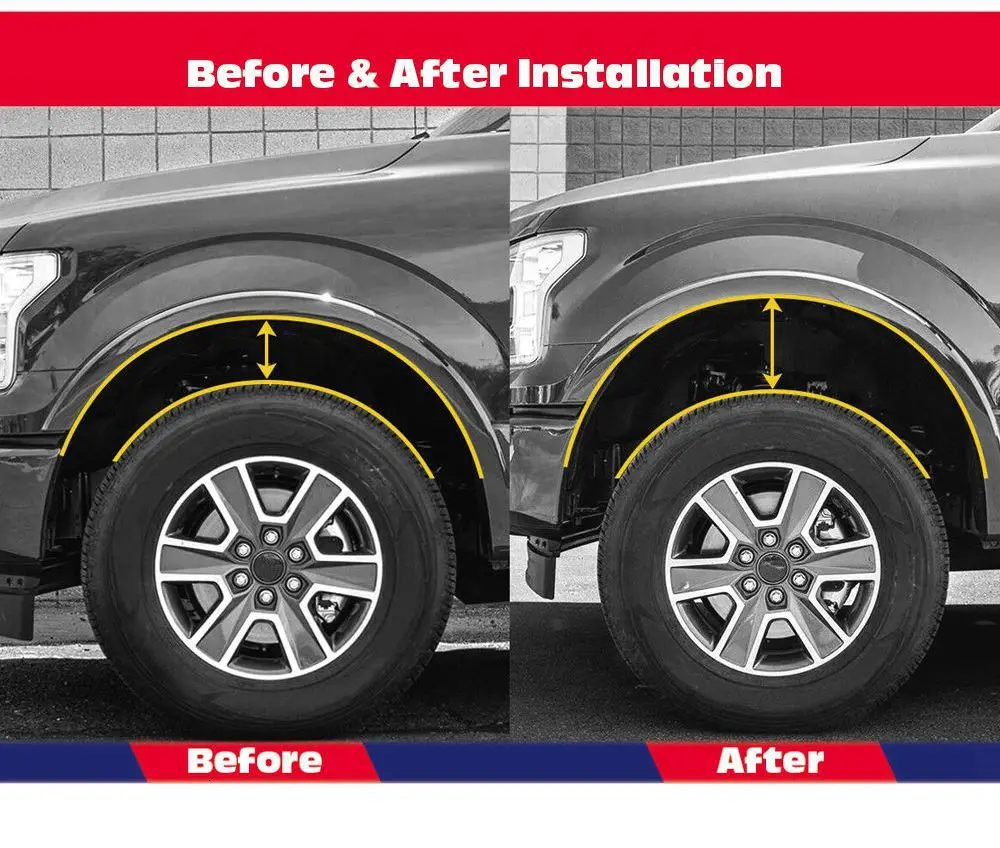Для 2004-2019 Ford F150 2WD и 4WD 2 шт. 1 5 дюйма/2 дюйма/3 дюйма Комплект переднего