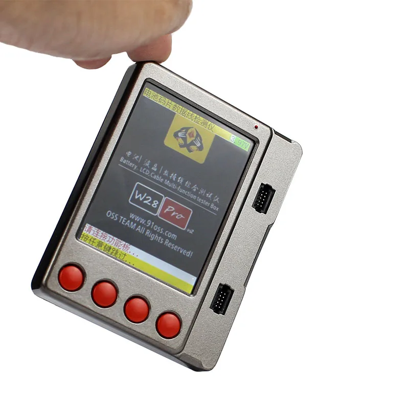 Тестер аккумулятора W28 Pro V3 USB-кабель для iPhone 4-12 Max iPad iWatch | Инструменты