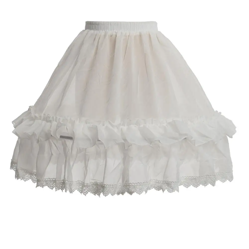 Женские юбки в стиле &quotЛолита&quot черная готическая юбка-подъюбник кринолина для