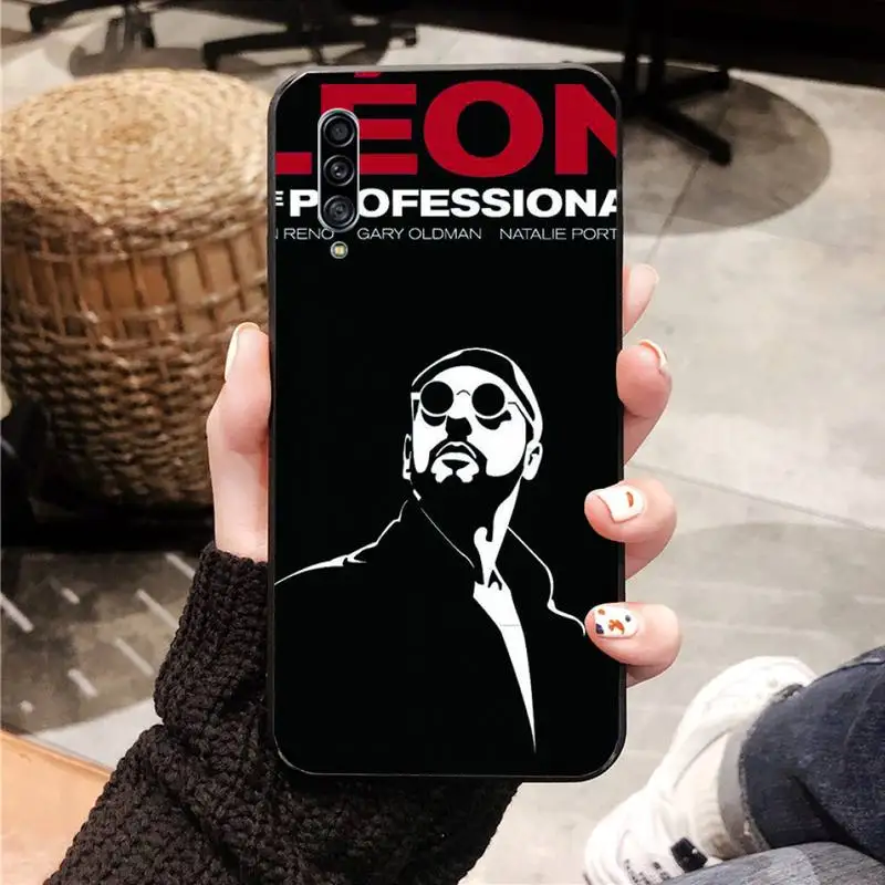 

Leon The Professional Phone Case Black For Samsung A10 20 30 40 50 01 11 31 51 71 S pLUS Cases