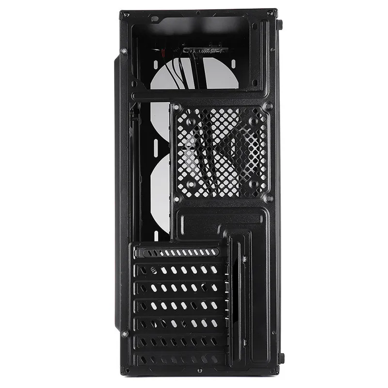 

Computer PC Case 4mm Tempered Glass Panel Support ATX/M-ATX/MINI-ITX Motherboard 2.5" SSD 3.5" HDD PCI-E Card Desktop Chassis