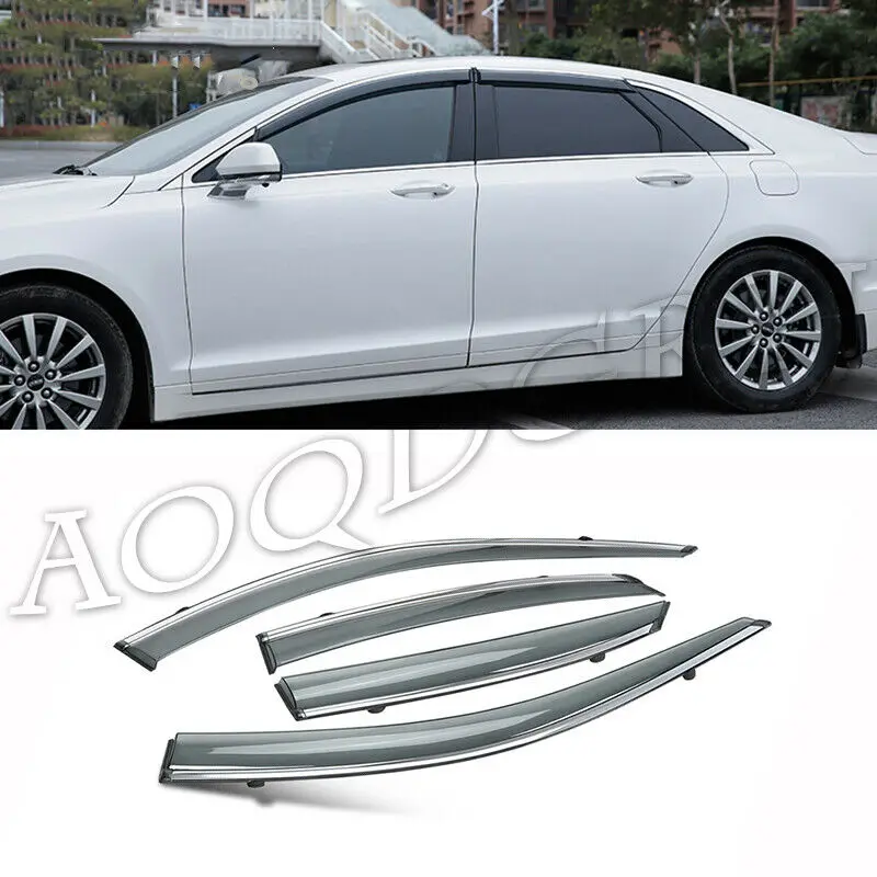 

4 шт., защитные козырьки от солнца и дождя для окна автомобиля Lincoln MKZ 2017-2019