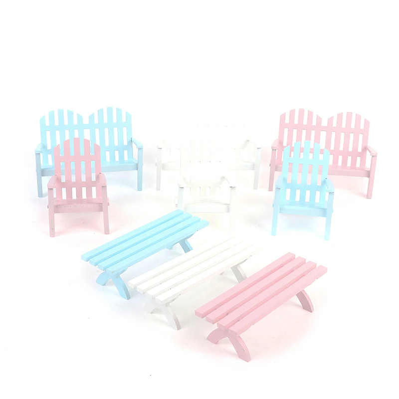 

Скамейка для парка модель 1:12 мини-скамейка для парка DIY статуэтки скамейка для ландшафта садовый декор