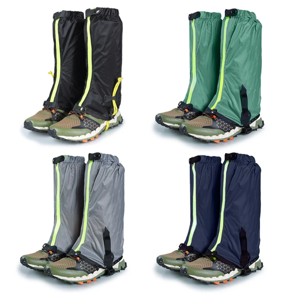 

Outdoor Waterproof Legging Gaiters Camping Hiking Ski Boot Cover Ultralight Climbing Trekking Silicon Snow Gaiters Leg Warmer