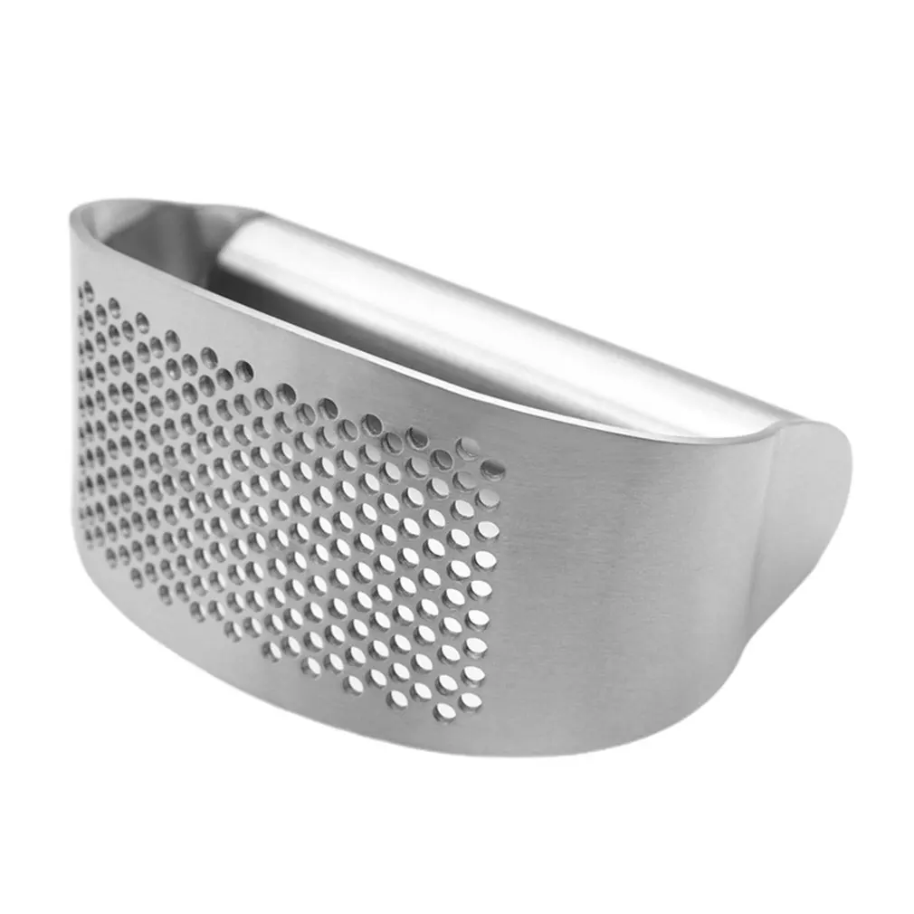 

Practical And Durable Stainless Steel Garlic Press Ring Hand-held Garlic Press Manual Ginger Garlic Masher
