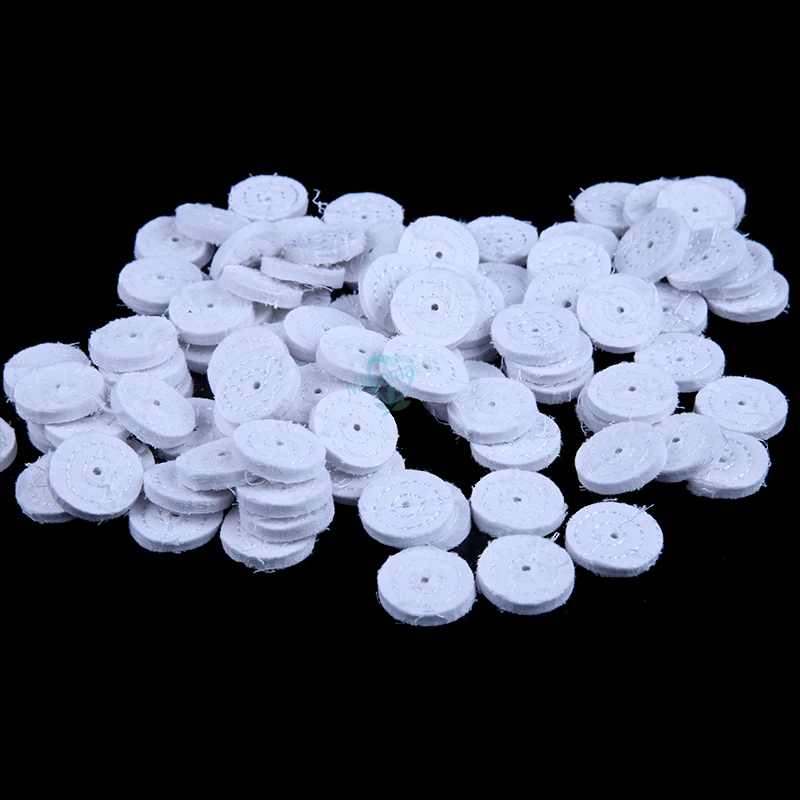 100 шт. 2 35 мм белая ткань полировальная Подушка абразивный блок дерево металл