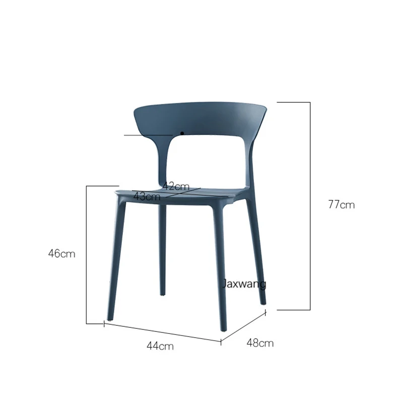 

Nordic Dining Chairs Plastic Minimalist Modern Kitchen Chair Home Dining Chair Adult Leisure Creative Desk Home Lazy Back Chair