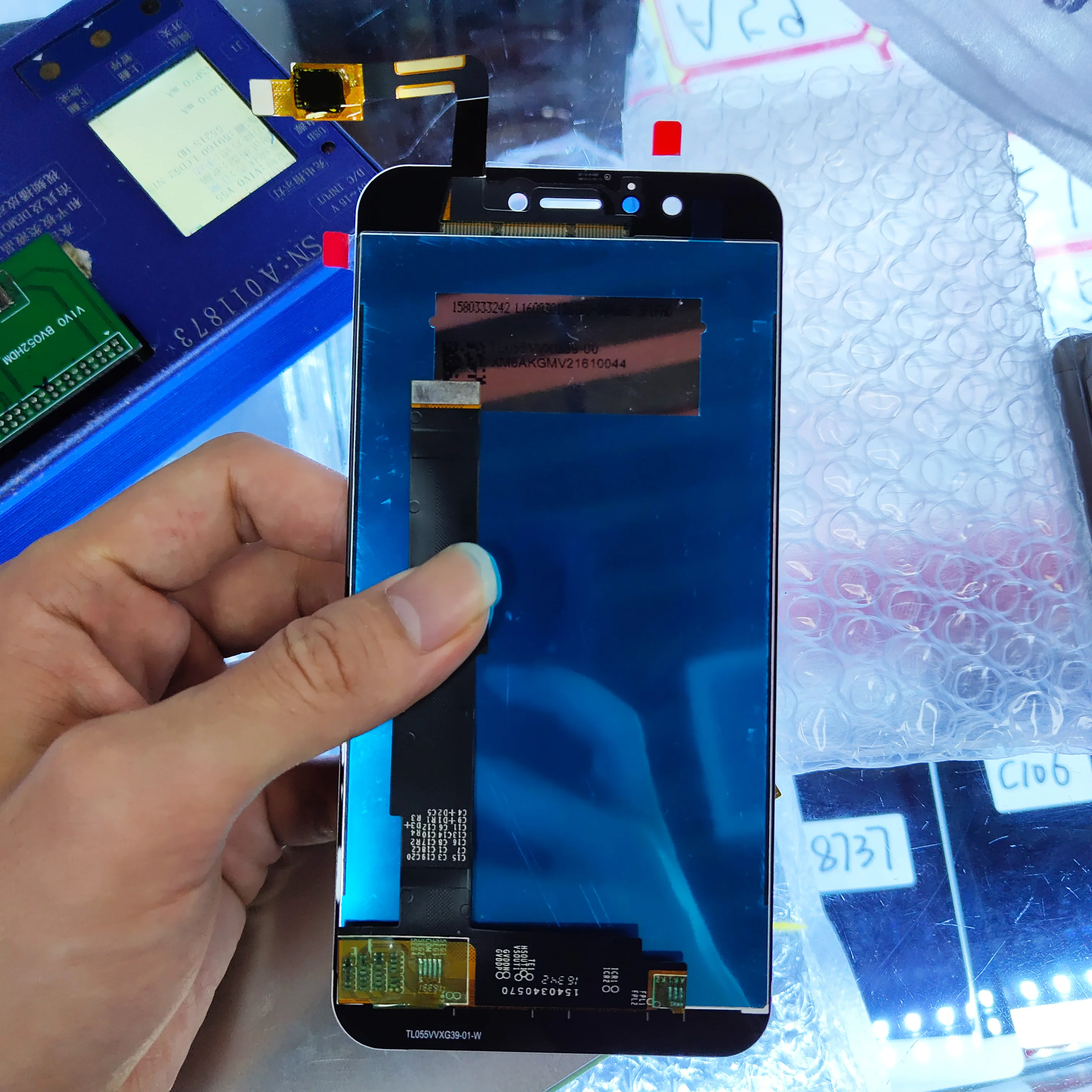 Высококачественный белый/золотистый 5 дюймовый для Coolpad ivvi K5 LCD дисплей