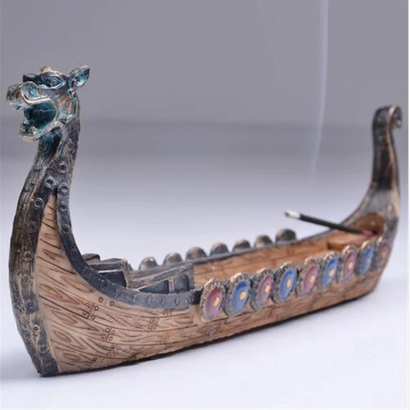 

Драконья лодка подставка для ароматических палочек горелки резной резьба кадило украшения Ретро Курильницы традиционным дизайном