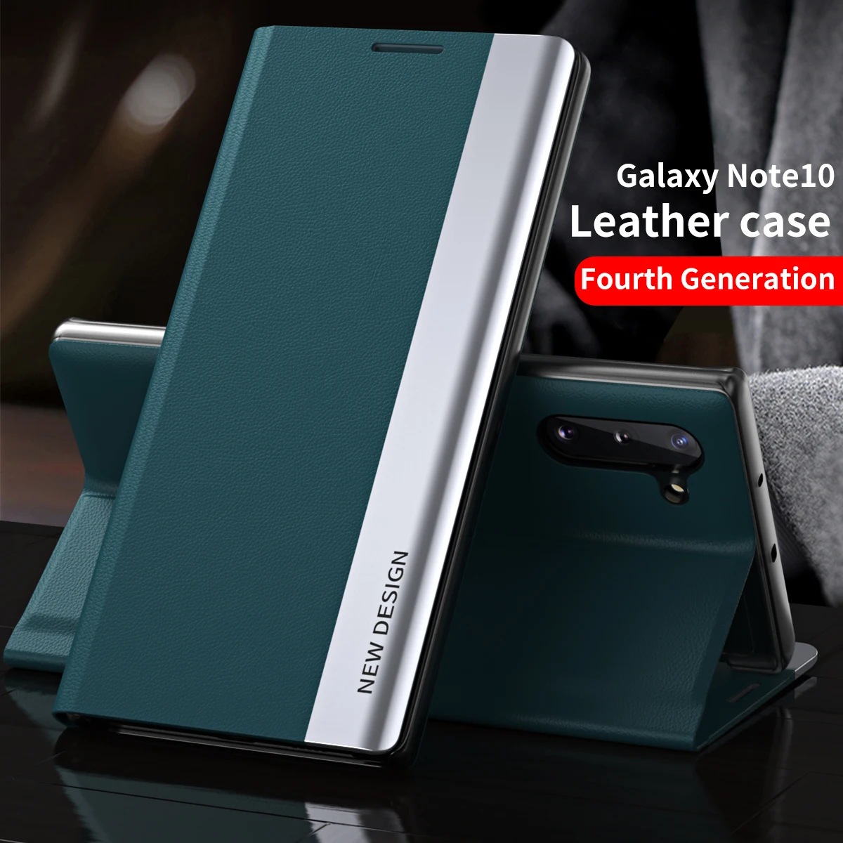 stand slim flip case cover for samsung galaxy s8 s9 s10 s21 s22 ultra note20 a51 a71 a52 a32 5g magnetic leather slim phone case free global shipping