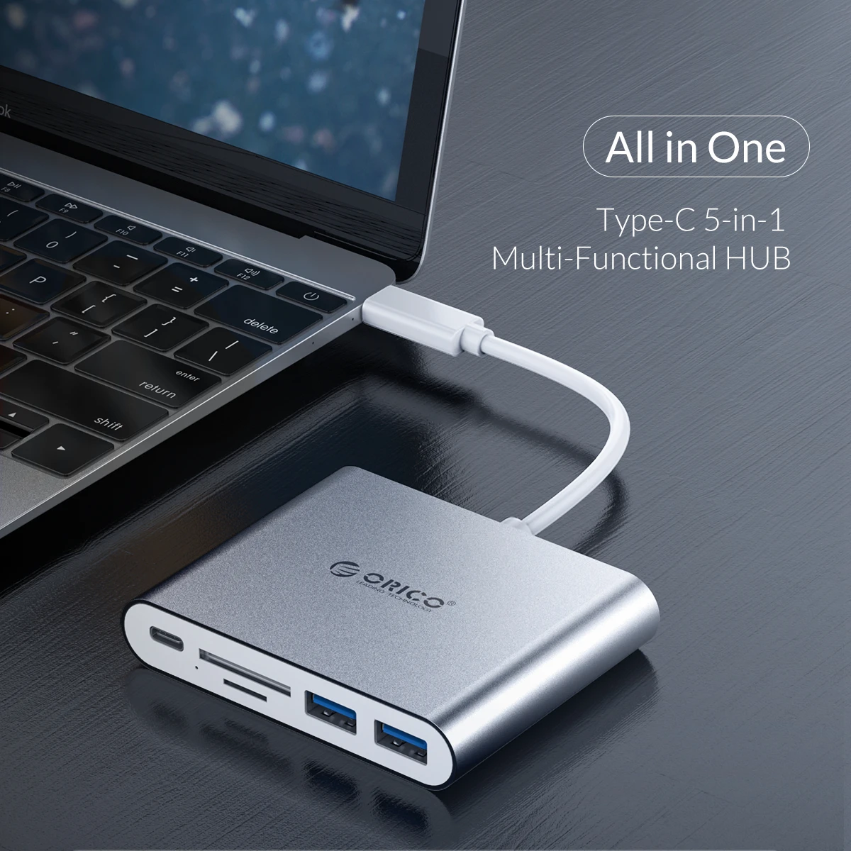 ORICO usb-хаб USB C к HDMI VGA type-C PD зарядный адаптер док-станция для MacBook Pro/huawei аксессуары type C USB 3,0 разветвитель концентратор