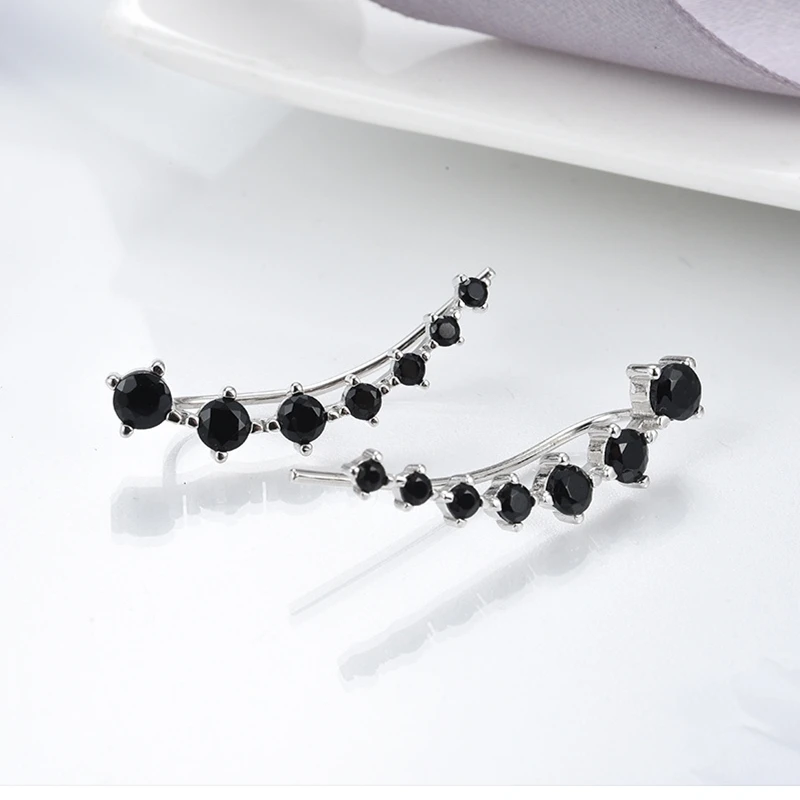 

Black Earings Fashion Jewelry 2021 Earrings Black Stone Drop Earrings Earings Women Earrings Clip on Earring Gothic Accessories