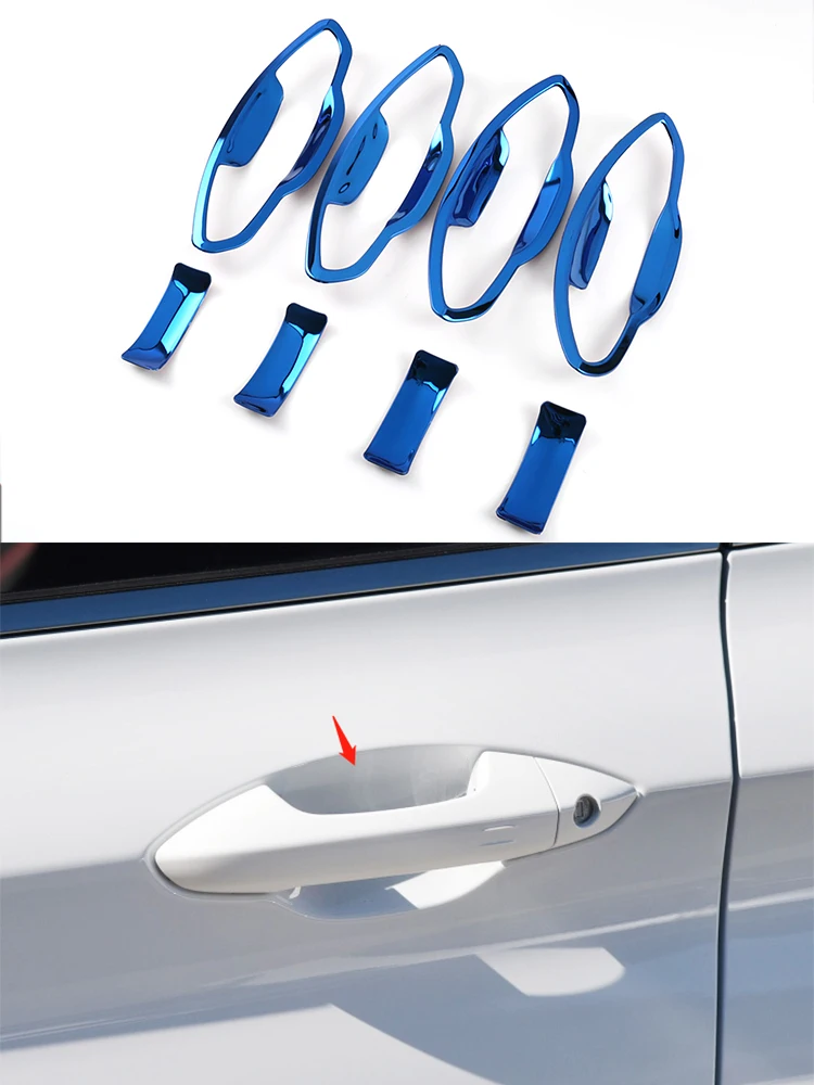 

Для Geely Coolray SX11 2018 2019 2020 наружная дверная Чаша отделка крышка декоративная наклейка рамка из нержавеющей стали автомобильные аксессуары