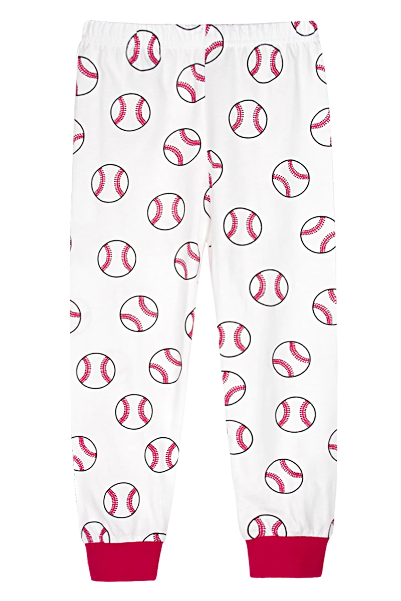 Детские пижамы для мальчиков детские Бейсбол Футбол баскетбольные комплекты