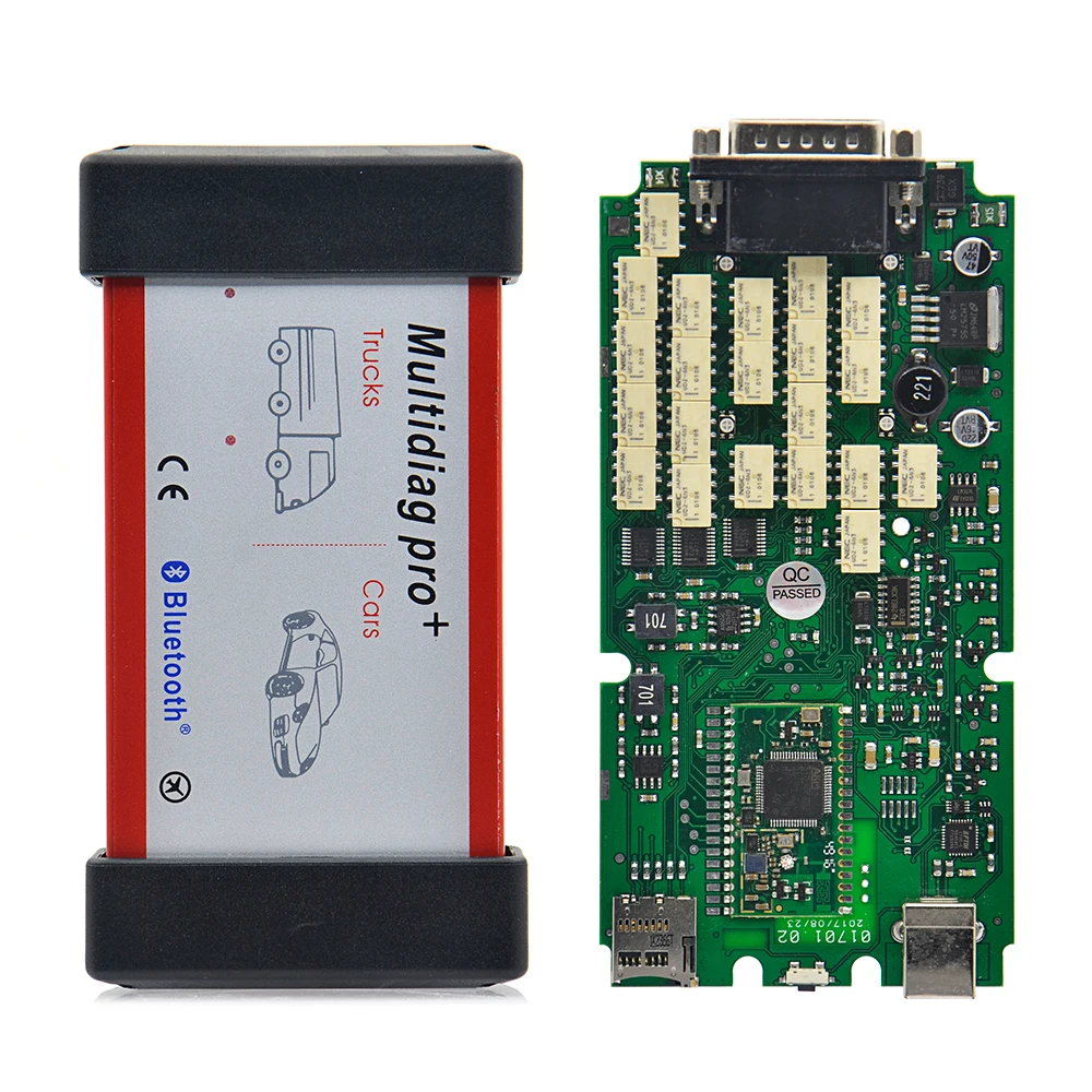 2021 Multidiag Pro + 2016.R1 Bluetooth V3.0 двойная плата NEC Реле OBD OBD2 автомобильный диагностический