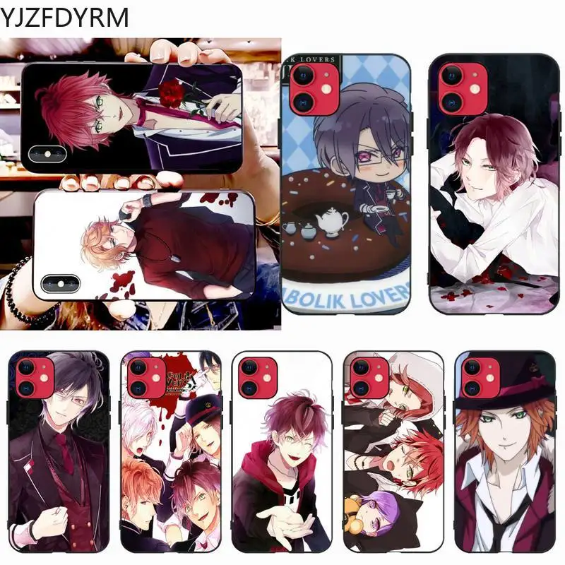 

Anime Diabolik Lovers Phone Case for iphone 12 pro max 11 pro XS MAX 8 7 6 6S Plus X 5S SE 2020 XR case