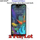 2 шт.лот для LG K 50 закаленное стекло 9H 2.5D Премиум Защитная пленка для экрана для LG K12 Max 6,26