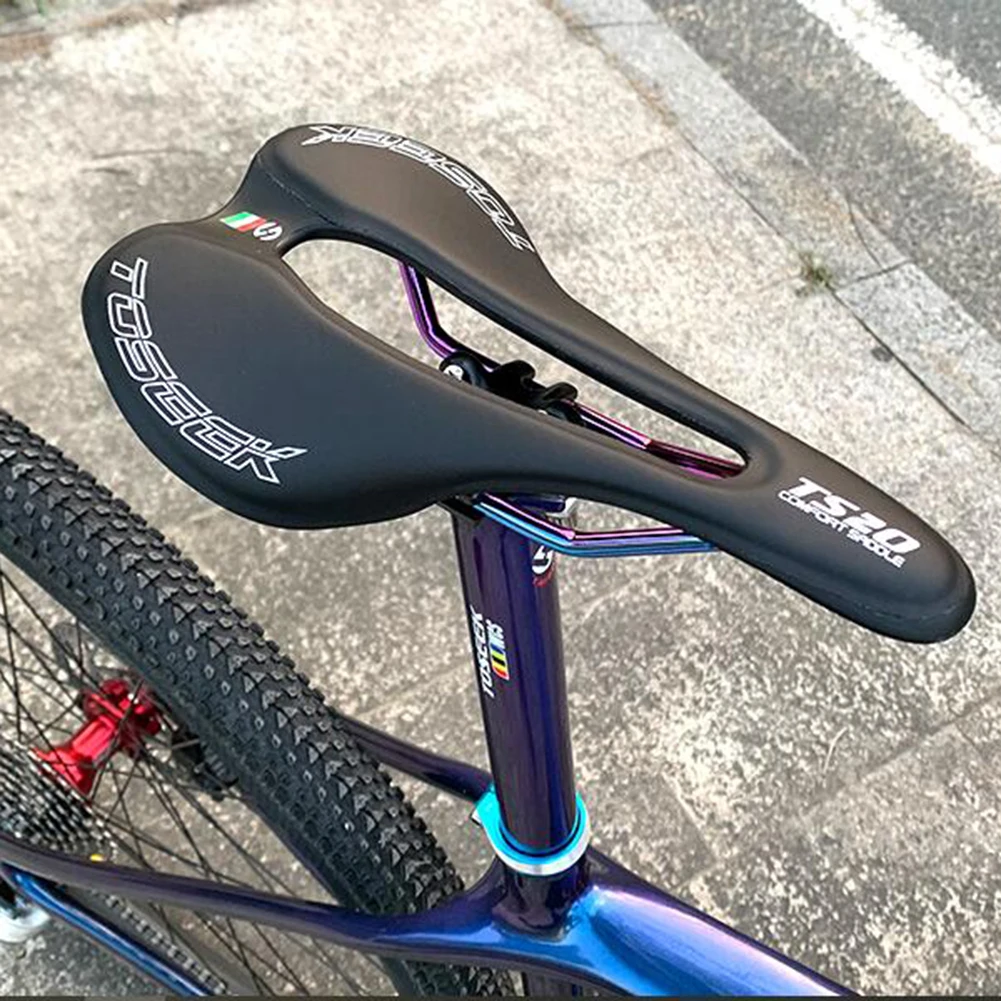 

Bicycle Saddle Mountain Road Bike Cycling Wide Seat Cushion Comfortable Cycling Seat Shockproof Cycling Parts Accessories