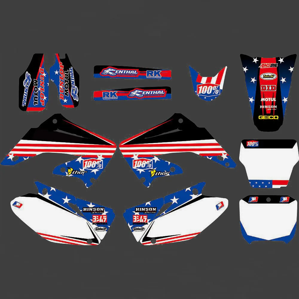 Наклейки с полной графикой наклейки задний фон для мотоцикла имя под заказ 3 м