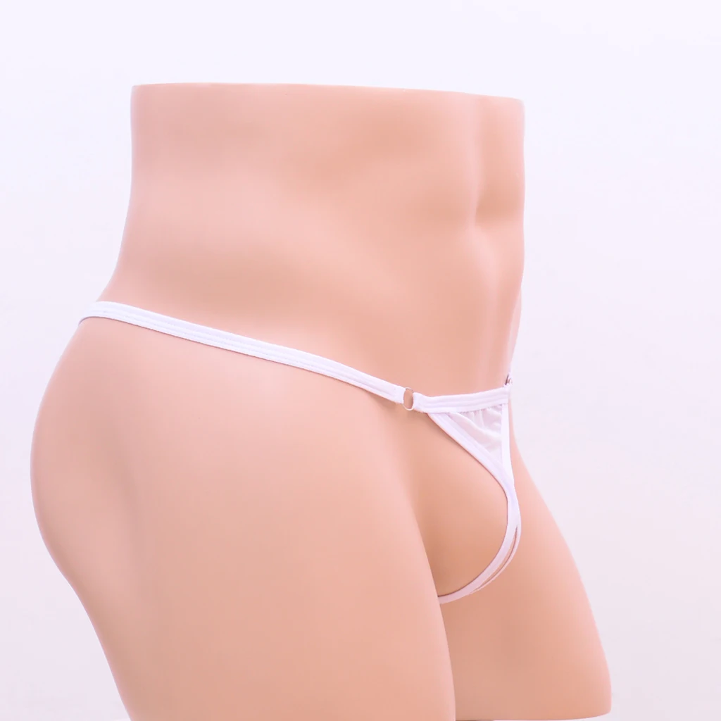 Mens Open Crotch Underwear T Back Thong |