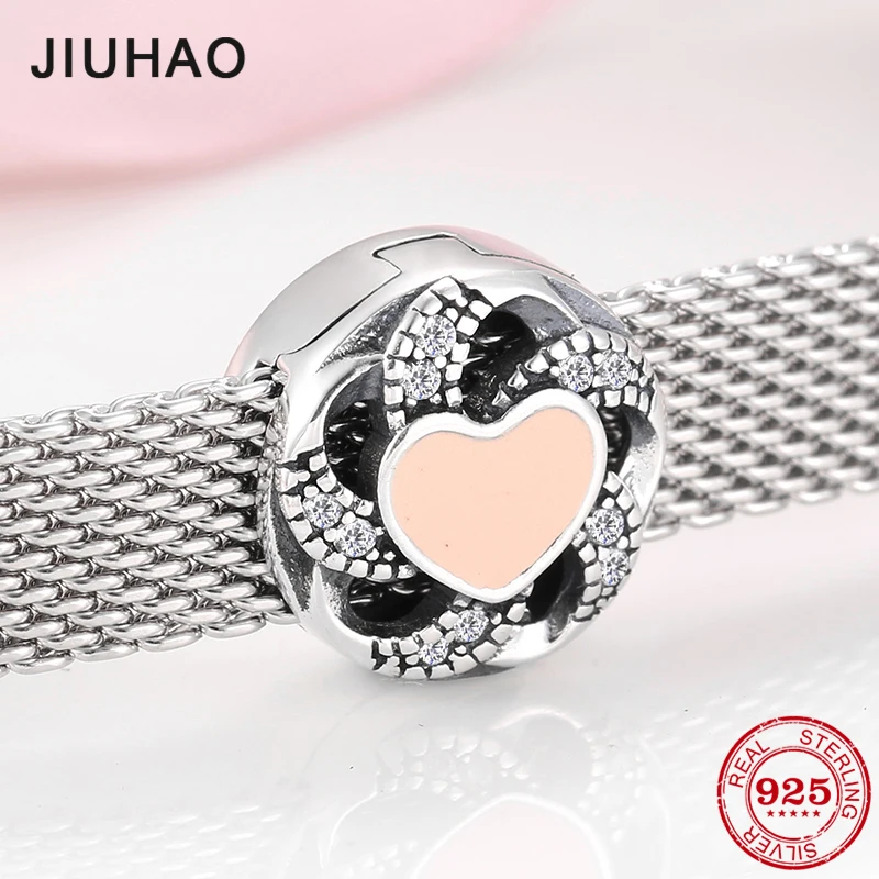 Реальные искусственные серебряные бесконечные любовь зажимы в форме