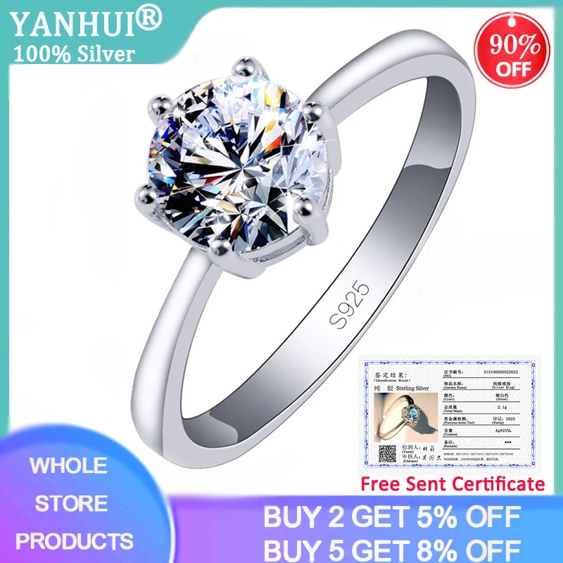 С сертификатом производство Китай роскошная женская 1.0ct лаборатории кольцо с