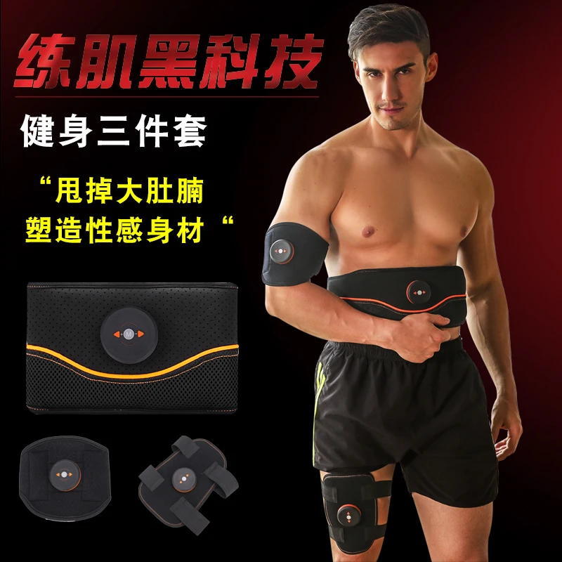 abs muscle stimulator muscle stimulation belt trainer ems stimulating abdominal toning belts training fitness workout men women free global shipping