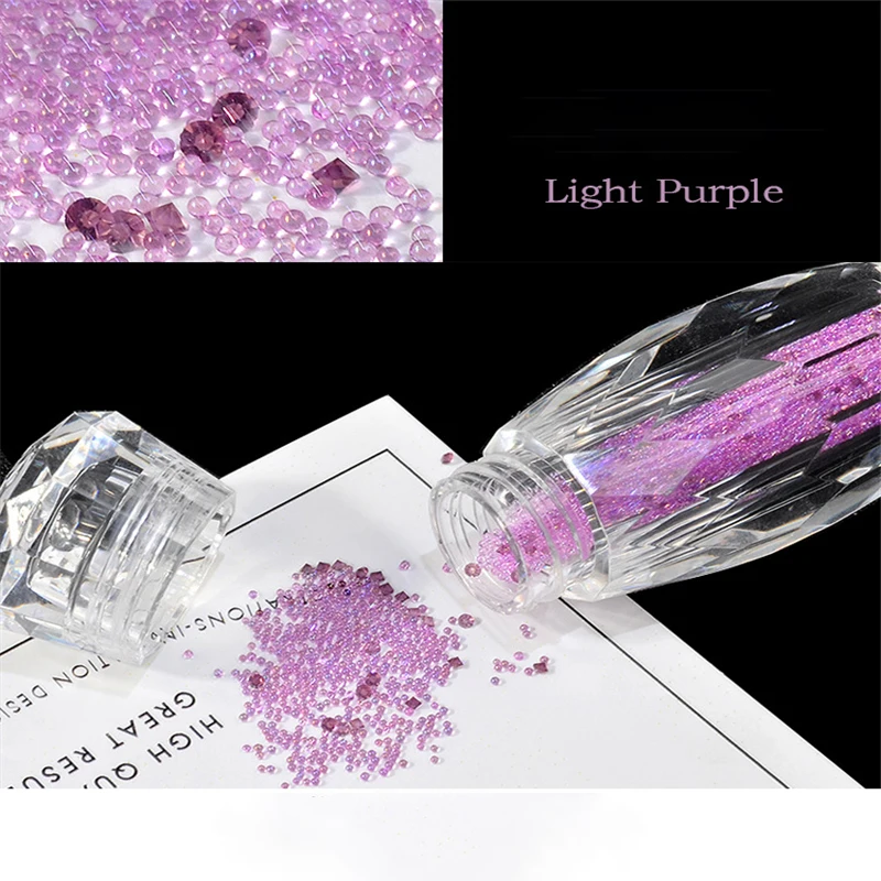 1 трубка разных размеров Хрустальный красочный опал стразы для дизайна ногтей